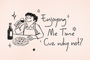 CS Bamille – Handwriting Font, a Handwritten Font by Craft Supply Co. (Thumbnail 2 of 8)
