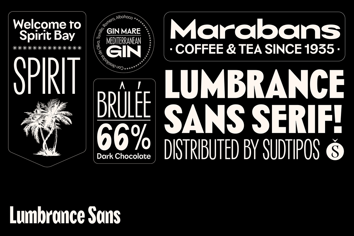Lumbrance Sans, a Font by Sudtipos (Photo 4 of 7)