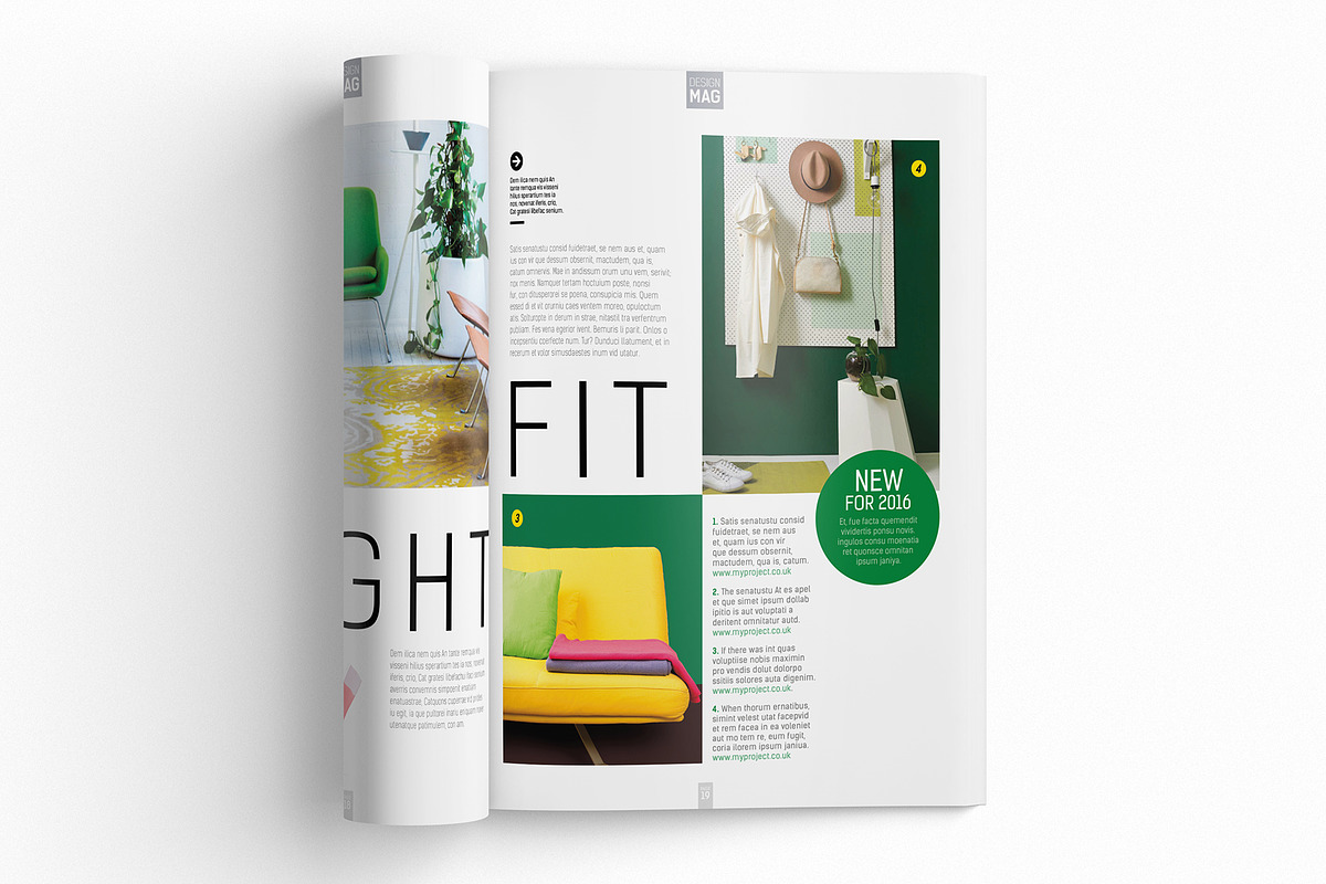 Magazine Template InDesign 07, a Magazine Template by Love Graphic Design (Photo 6 of 29)