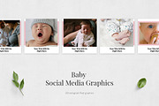 Baby Instagram Posts, a Social Media Template by Social Corner Graphics (Thumbnail 2 of 8)