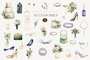 Watercolor winter wedding venue, an Object Illustration by MariGraphic boutique (Thumbnail 6 of 9)