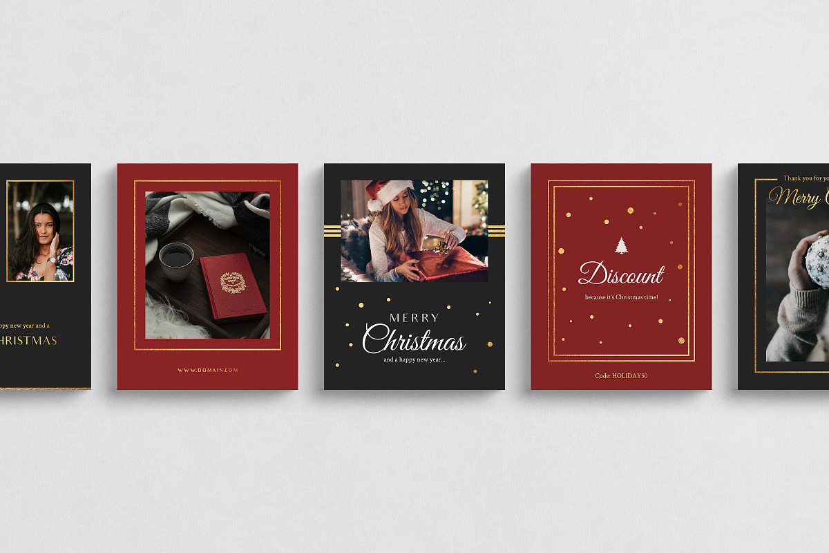 Christmas Social Media Pack, a Social Media Template by Ruben Stom (Photo 2 of 11)
