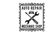 Classic garage workshop sign design, an Illustration by Amazin_art (Thumbnail 31 of 32)
