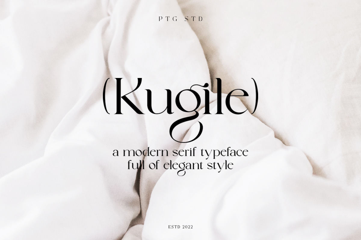 Kugile | Classy Serif Font, a Serif Font by Pentagonistudio (Photo 6 of 12)
