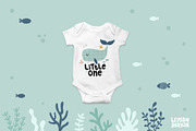 Under the sea cute clipart for kids, an Animal Illustration by Leysan Shayak (Thumbnail 9 of 11)