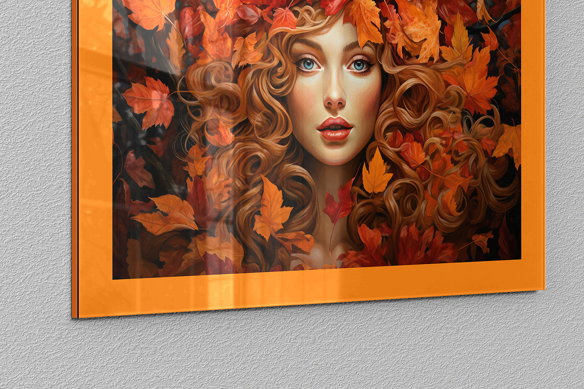 Glass Poster Canvas Mockup - 6 views, an Advertising Mockup by Illusiongraphic (Photo 13 of 18)