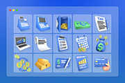 Finance & Accounting 3D Icon Pack, a Finance Illustration by twinstd (Thumbnail 7 of 7)