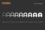 Nura - Variable Font, a Sans Serif Font by sabrcreative (Thumbnail 3 of 15)