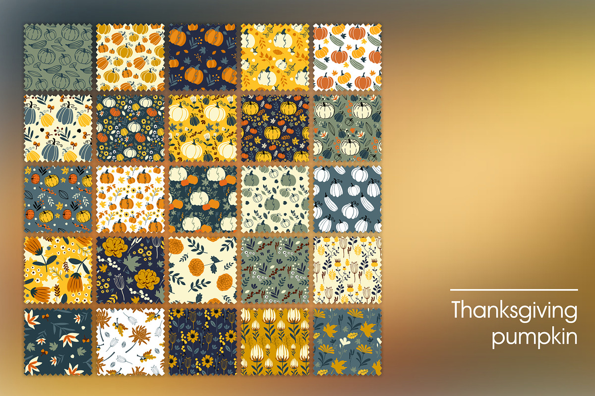 Thanksgiving Patterns, a Pattern Graphic by Part of the Art (Photo 5 of 9)