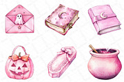 Pastel Pink Halloween Png Clipart, an Illustration by DreamPrint404 (Thumbnail 2 of 5)