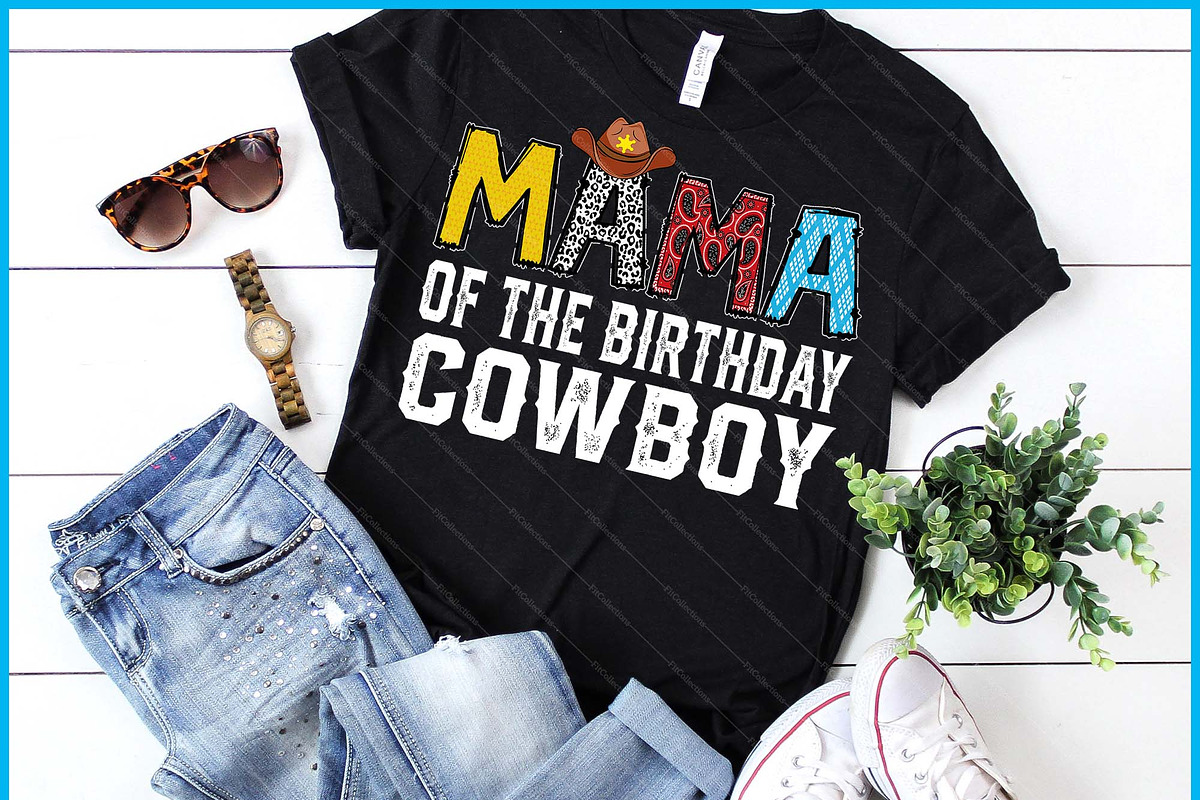 Mama 1st Birthday Cowboy Western SVG, a Graphic by Creativeusart (Photo 1 of 4)