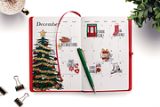 Christmas Clipart Png set, a Decorative Illustration by The GG Shop (Thumbnail 2 of 9)
