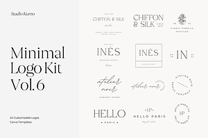 Minimal Logo Kit Templates Vol.6, a Branding & Logo Template by Studio Kumo