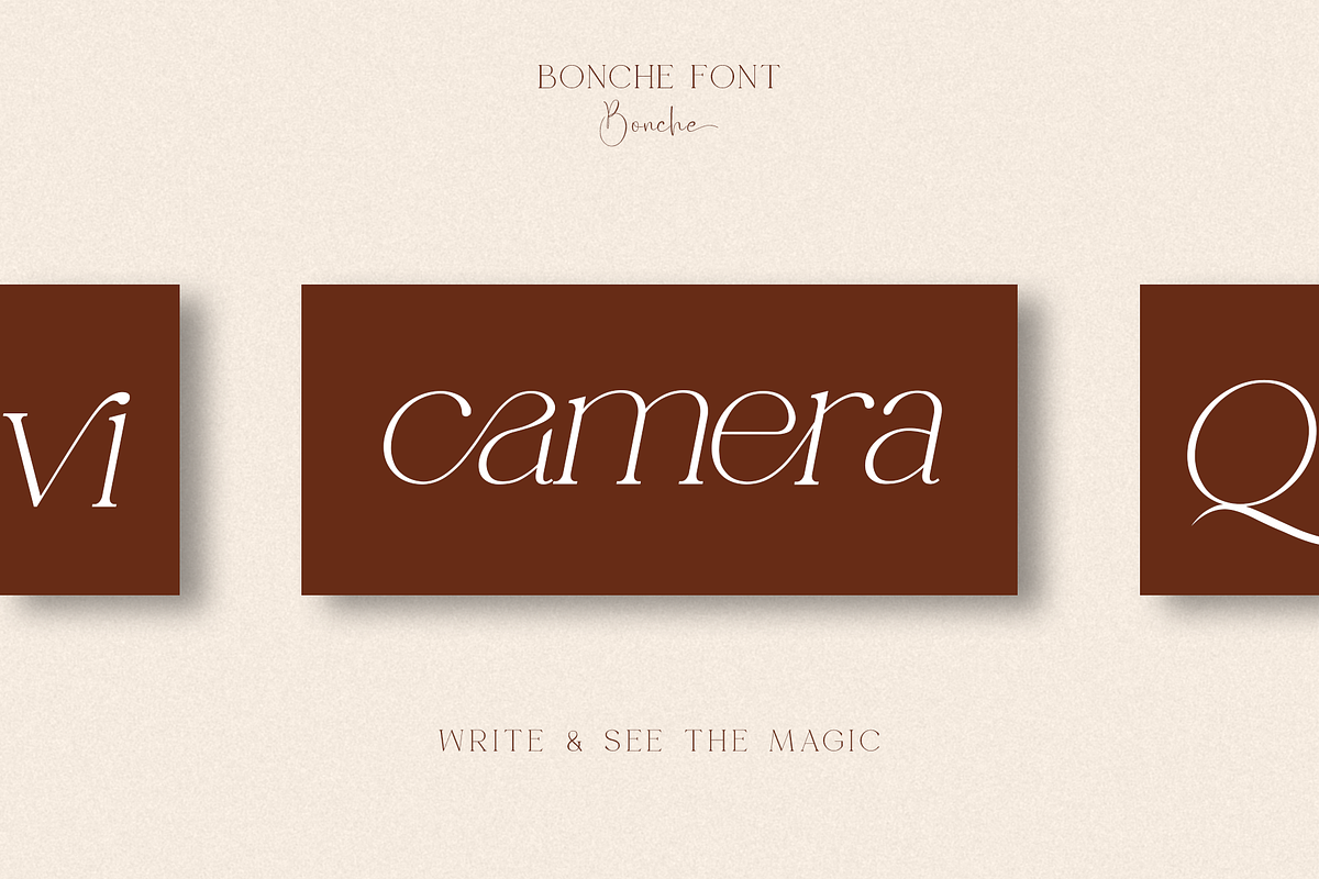 Bonche Shuthan Font duo, a Serif Font by BOOSH Studio (Photo 13 of 16)