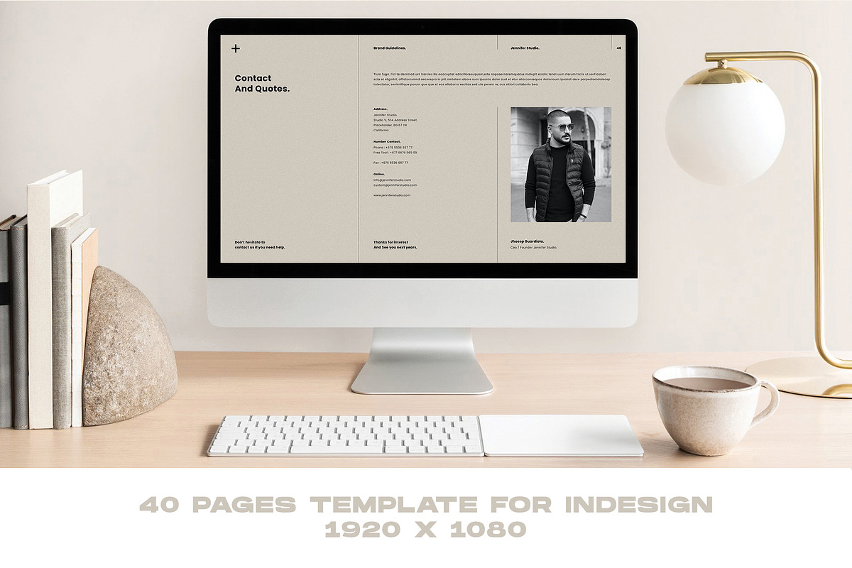 Josefin | Brand Guidelines Template, a Presentation Template by Occy Design (Photo 2 of 10)
