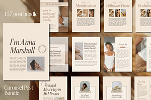 Minimalist Instagram Carousel Bundle