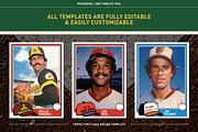 1980's Pro Baseball Card Templates, a Card Template by Chris Weibring (Thumbnail 6 of 12)