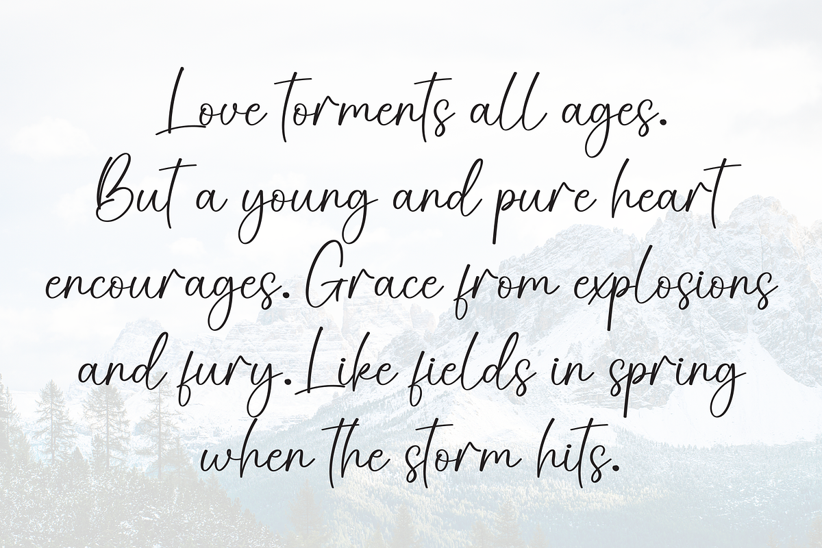 Photography | Script Font, a Handwritten Font by Scratchones (Photo 6 of 8)