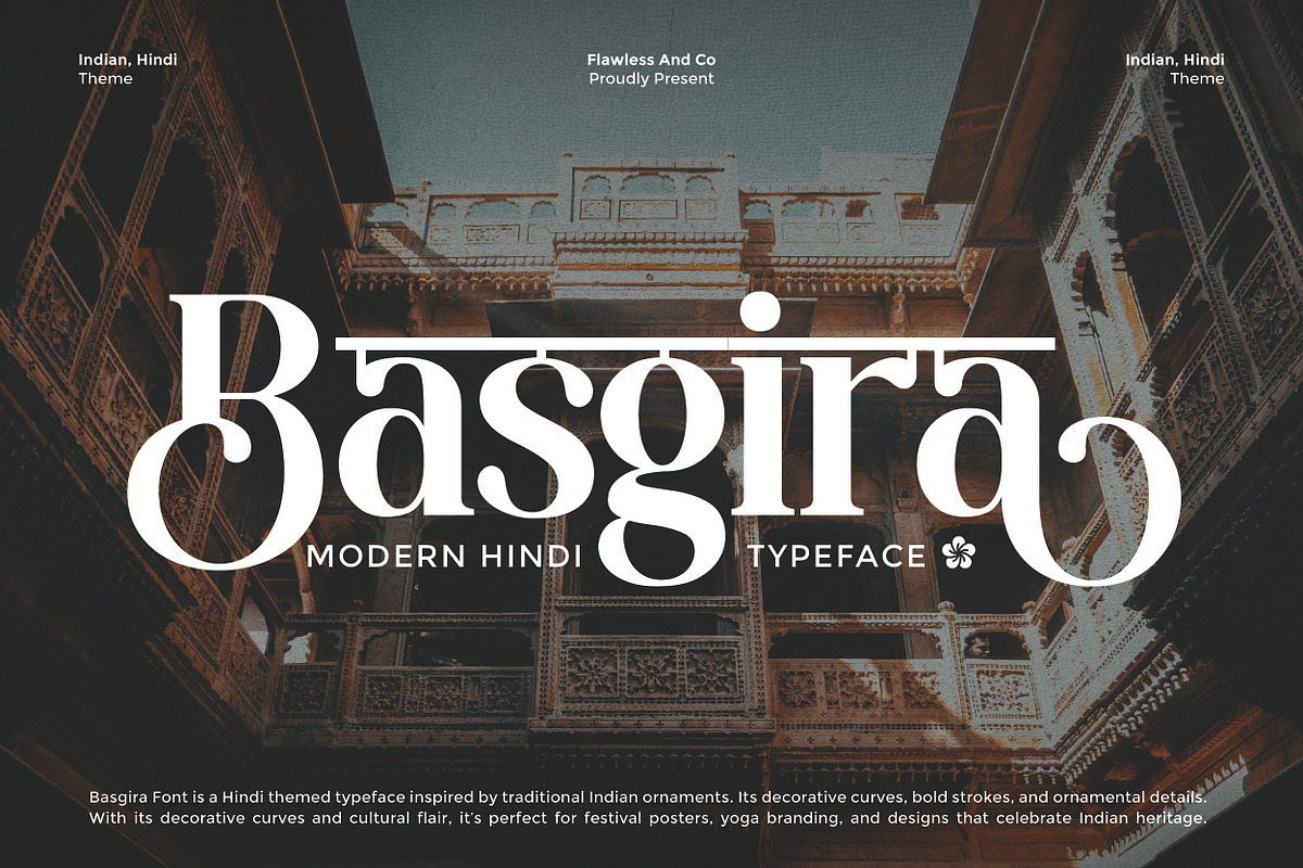 Basgira - Modern Hindi Font, a Font by Flawless And Co (Photo 1 of 10)
