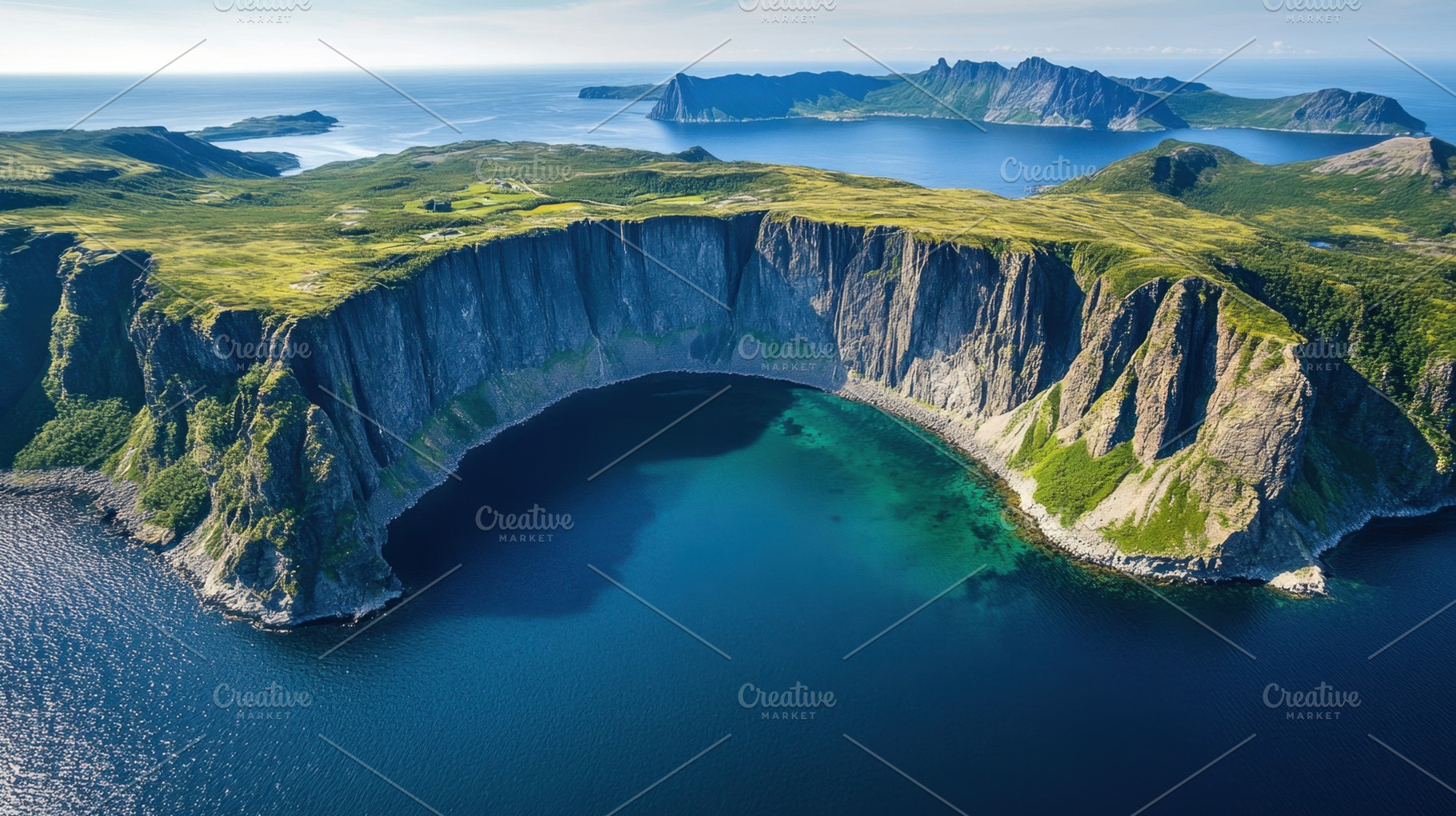 Majestic coastal cliffs near water, a Photo by Beautiful things