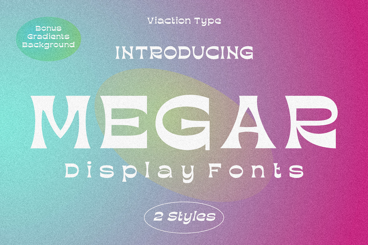 VT Megar - Retro Fonts, a Serif Font by ViactionType (Photo 1 of 13)