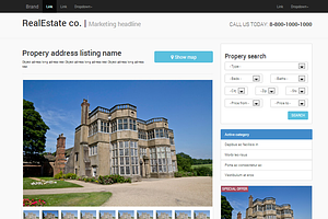 Real Estate Responsive Bootstrap