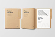 Paper Folder Mockup, an Advertising Mockup by zpackcreative (Thumbnail 1 of 5)