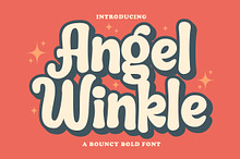 Angel Winkle a Bouncy Bold Font