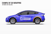 2026 Performance EV Crossover Set, an Advertising Mockup by Halal Graphic Studio (Thumbnail 7 of 12)