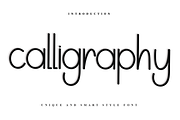 Calligraphy, a Sans Serif Font by FreshTypeINK (Thumbnail 1 of 8)