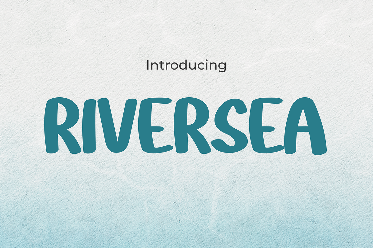 Riversea, a Sans Serif Font by Pinisi ART (Photo 1 of 10)