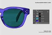 sun glasses mockup, an Apparel Mockup by Voyage Studio (Thumbnail 3 of 3)