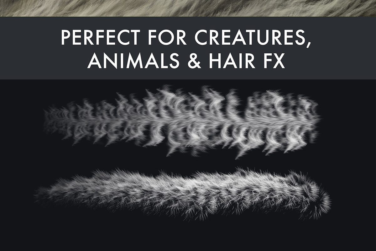 Fur 3 Brush Set, a Brush Add-On by Zsolt Kosa Art (Photo 4 of 6)