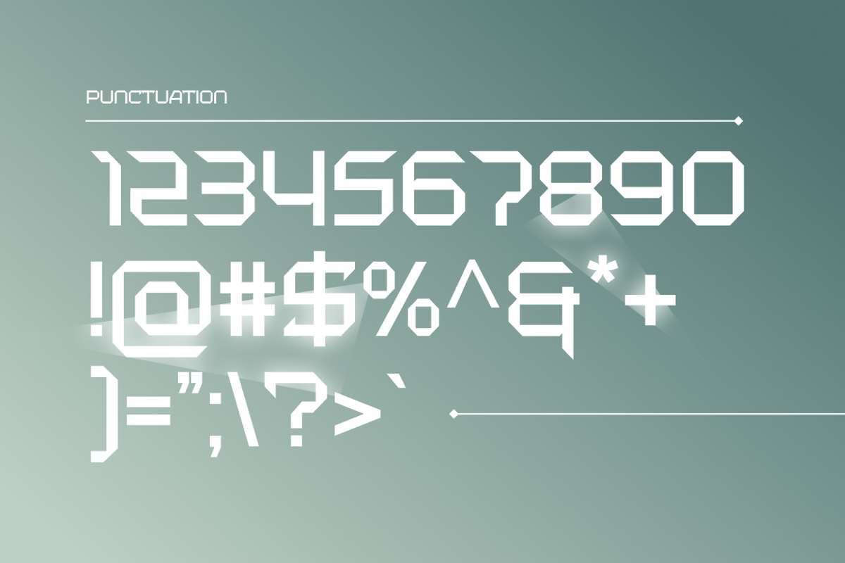 Neothopia Futuristic Display Fpnt, a Sans Serif Font by Catalystco Studio (Photo 4 of 7)