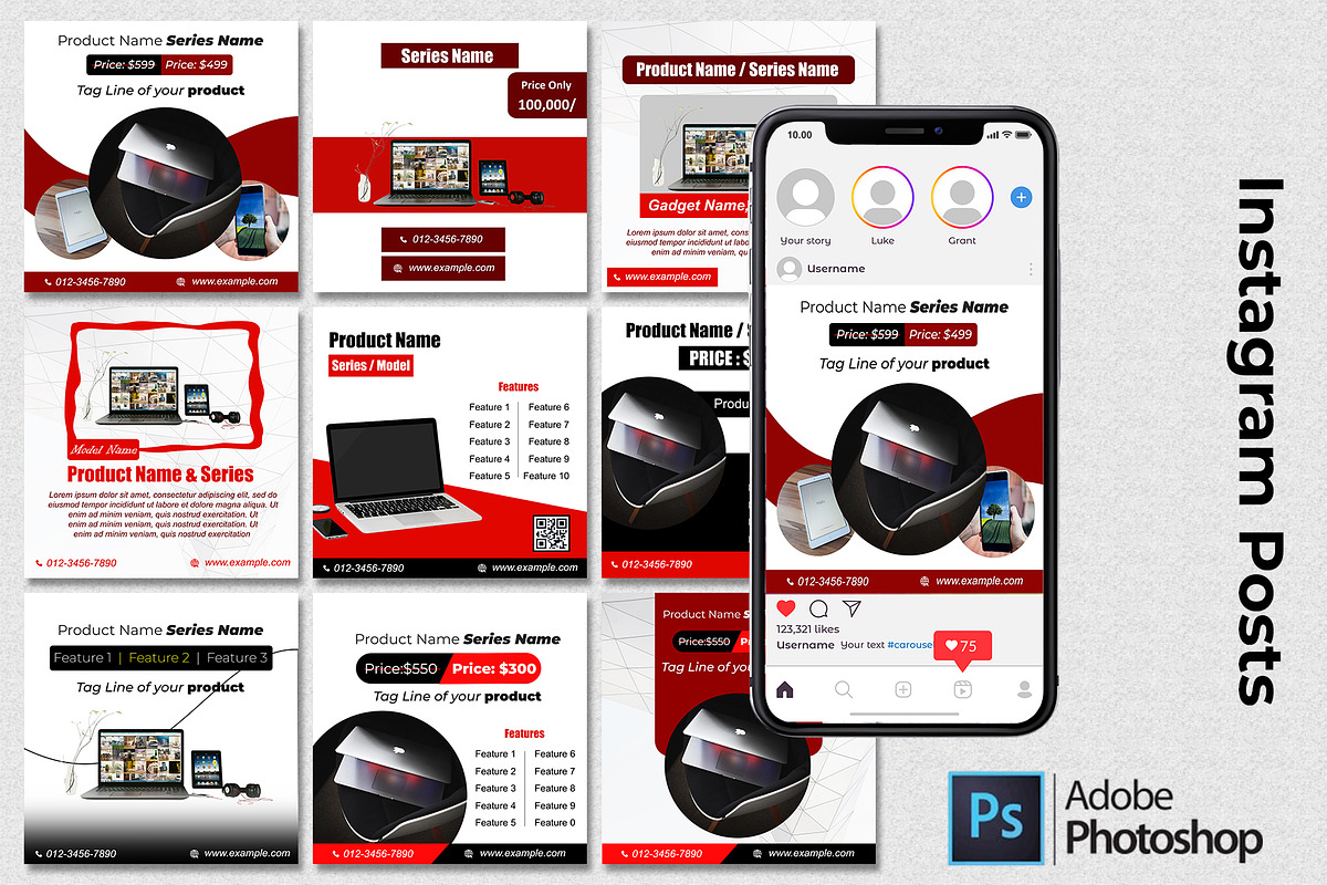 E-Commerce - Posts - shopping, a Social Media Template by Mohammad Sarfaraz (Photo 1 of 5)