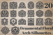Ornamental Floral Arch Silhouettes, an Object Graphic by hafijul (Thumbnail 1 of 4)