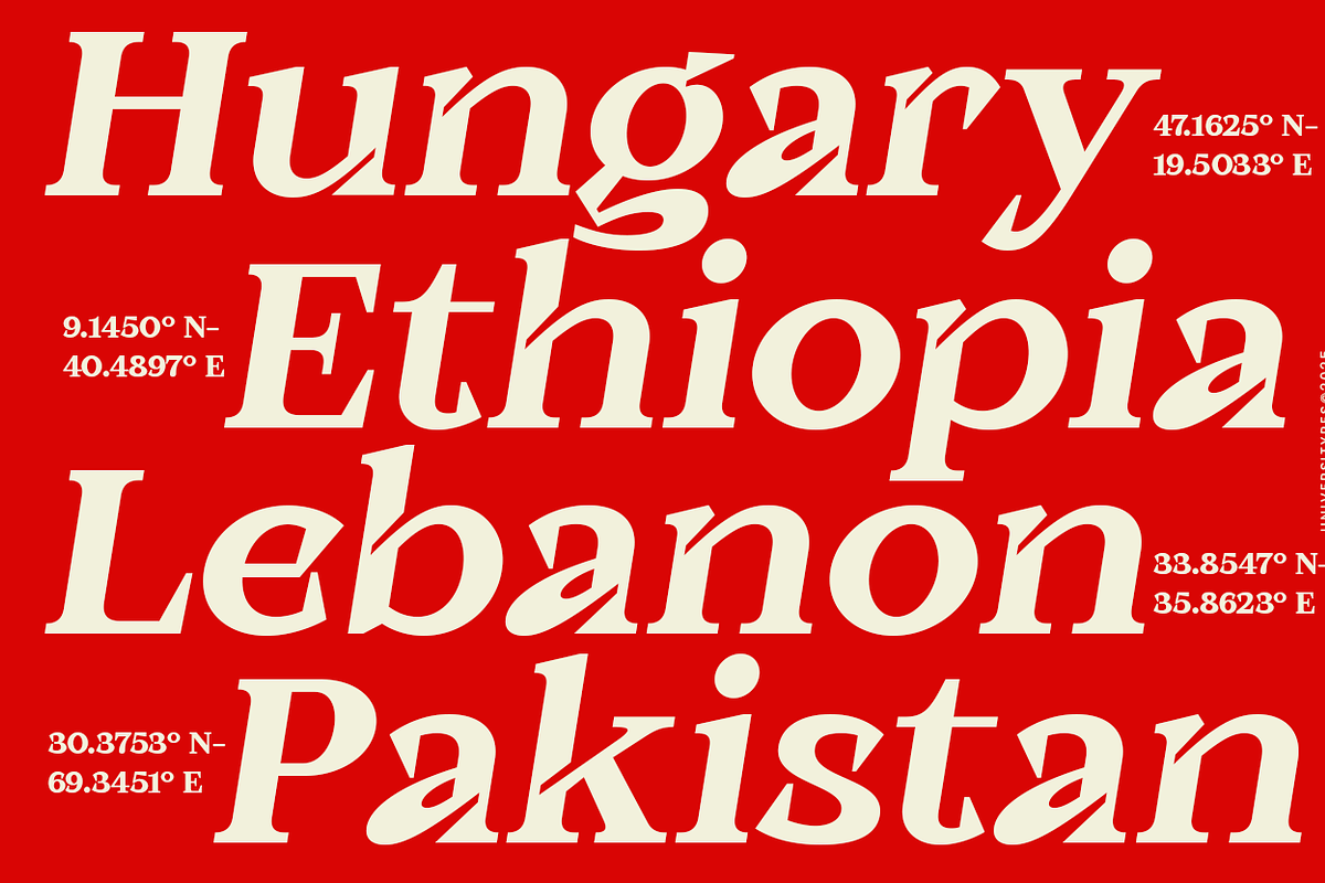 UT Khamun - A Stylish Inktrap Font, a Sans Serif Font by Universitype (Photo 2 of 12)