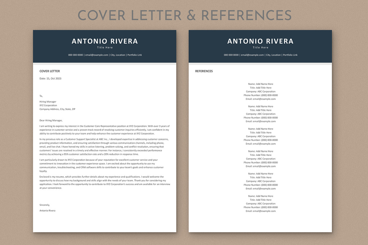 ATS CV / Resume, a Resume Template by Anjum Ilyas (Photo 6 of 8)