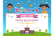 Certificate kids diploma, a Flyer Template by essense (Thumbnail 2 of 7)