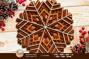 CHRISTMAS MANDALA Multilayer Decor, a Design Template by LaserCutano (Thumbnail 2 of 10)