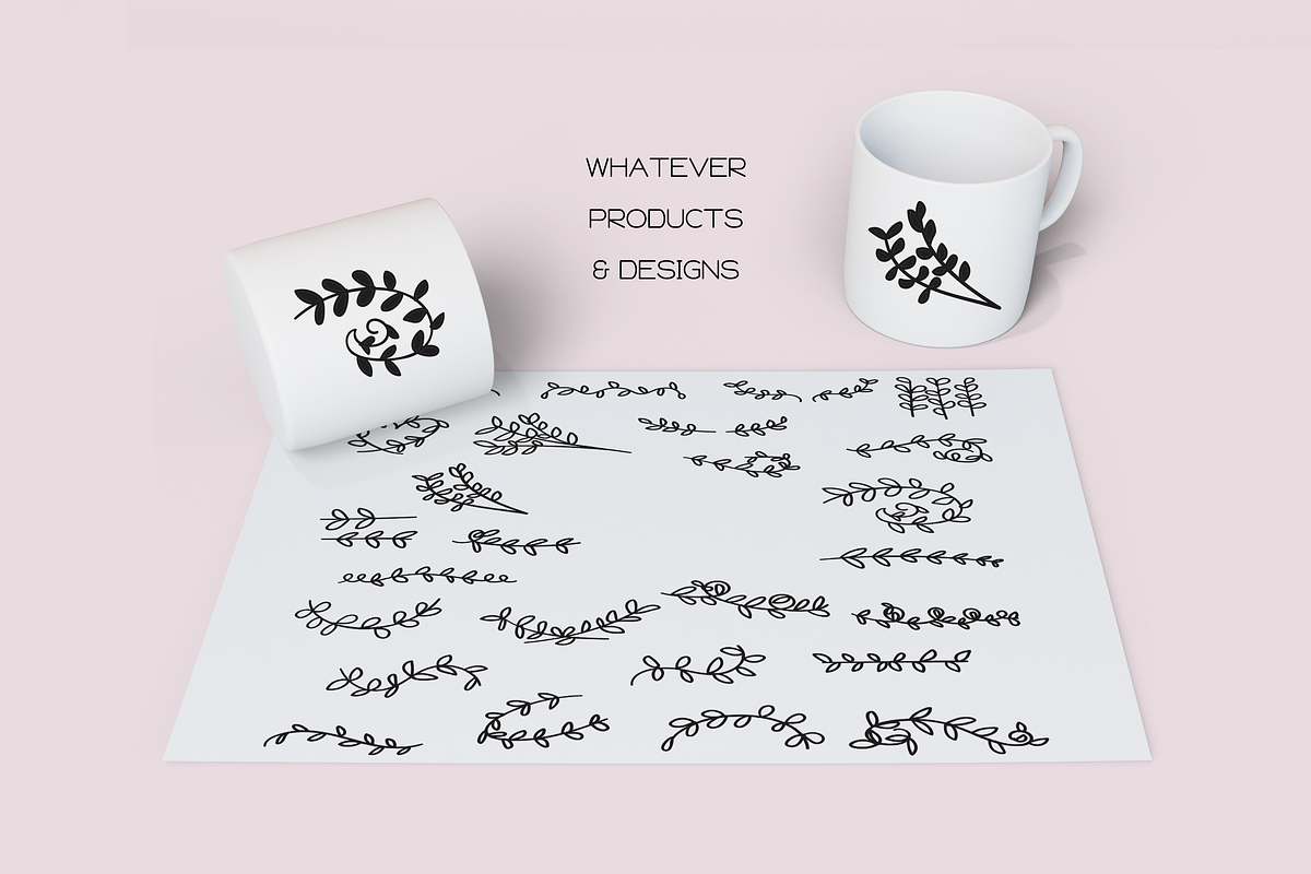 Vine Doodles - Dingbats Font, a Symbol Font by WADLEN (Photo 6 of 7)