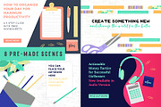GIRLBOSS Illustrated Scene Creator, a Decorative Illustration by Andimaginary Creative Co. (Thumbnail 4 of 7)