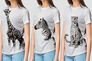 50 wild animals silhouette vector, an Animal Illustration by AnastasiyaOleynik (Thumbnail 4 of 6)