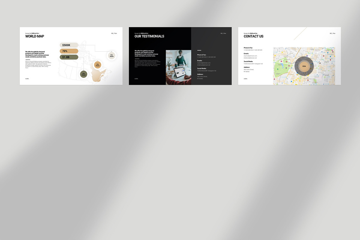 Business Plan Presentation Template, a Presentation Template by GoldenPixelStudio (Photo 10 of 10)