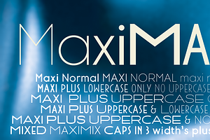 Maxi fonts