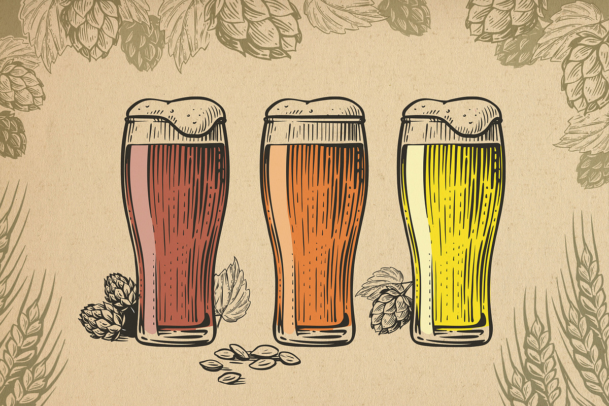 Vintage brewery. Alcohol production., a Food Illustration by bioraven (Photo 11 of 15)