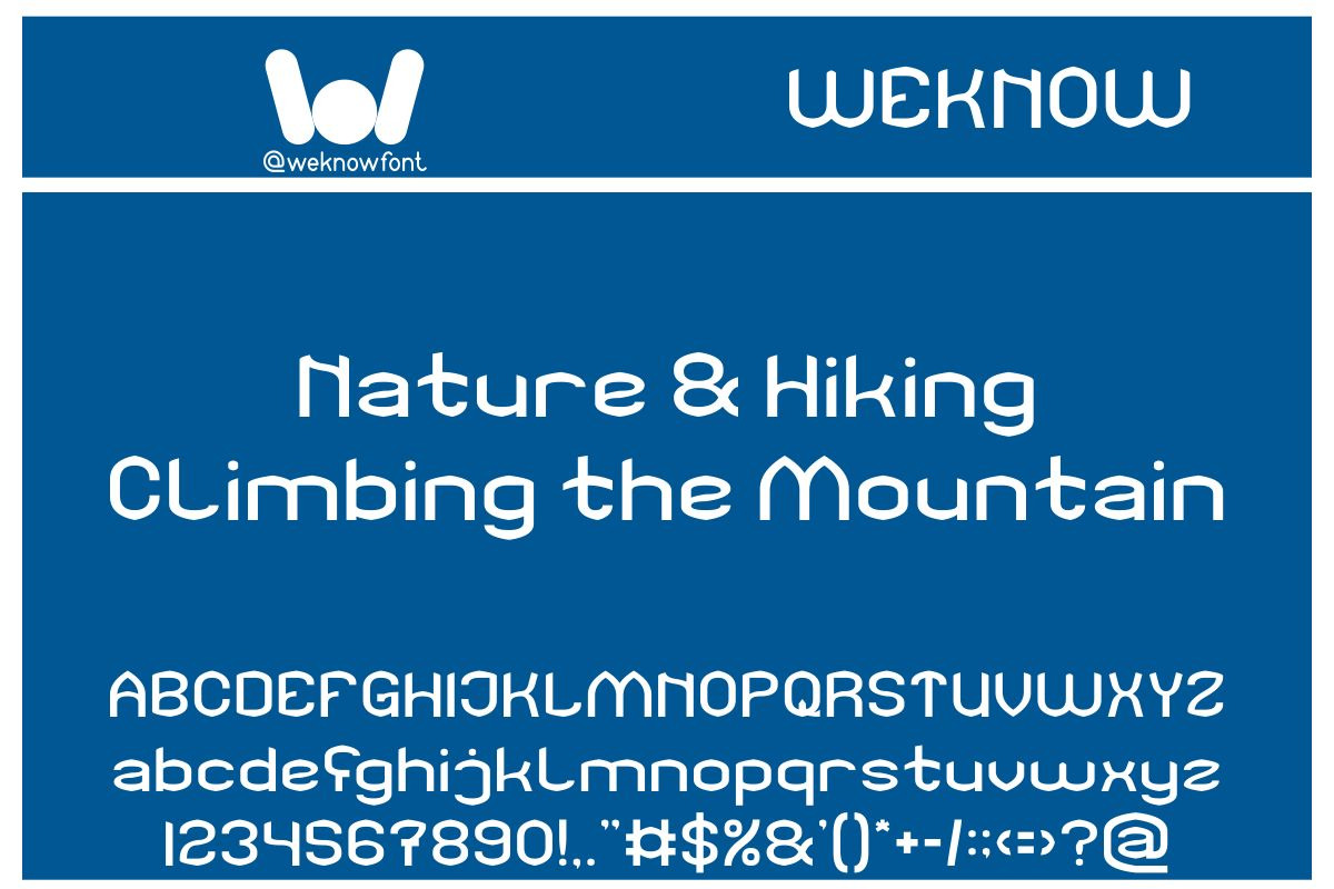 Adventurer font, a Font by weknow (Photo 4 of 8)
