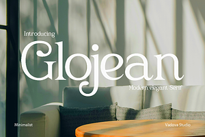 Glojean – Modern Elegant Serif