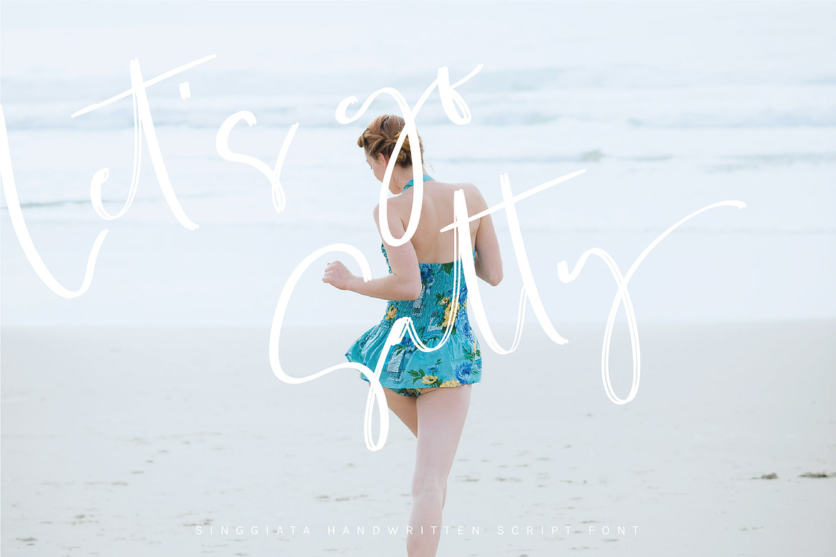 Singgiata Handwritten Font preview 7