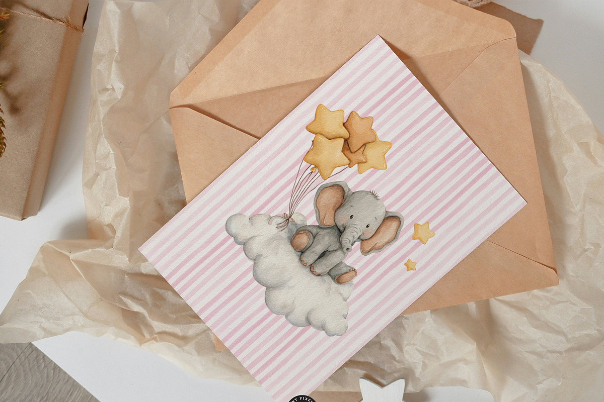 Dreamy Nursery Clipart Bundle, an Animal Illustration by PaintPixelCo (Photo 8 of 13)
